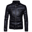 Leather Jacket Mens Jacket 5XL Brand High Quality PU Jacket Mens Business Mens Motorcycle Jacket Leather Jacket Mens Jacket 5XL Brand High Quality PU Jacket Mens Business Mens Motorcycle Jacket