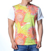 Mens Fashion O-Neck Pullover Colorful Print T-Shirts