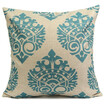 Cntomlv hot sale Vintage Geometric Flower Cotton Linen Throw Pillow Case Cushion Cover Home