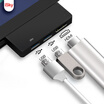 iSky Microsoft surface pro5 adapter USB30 converter Mini DP to HDMI video cable 2HUB docking station laptop 4K HD splitter black
