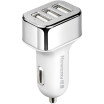 Newman Newsmy car charger car charger car charger cigarette lighter NM-11 silver 41A three USB one three