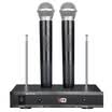 KFW WK-U8710 Black U-section Wireless Microphone One-to-Two Wireless Microphone Family KTV Engineering Conference Hosting Speech Microphone