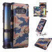 SHS Phone Case For Samsung Galaxy S8S8 PlusNote 8 Fashion Card slot Camouflage Multifunction Purse Protection