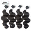 9A Indian Virgin Hair Body Wave 100 Unprocessed Indian Human Hair Weaves 4 Bundles Natural Black Color Wavy Remy Hair Extensions