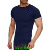 Summer Mens Slim Fit Short Sleeve T Shirt