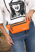 The new slim chest bag women pockets mini waist bag