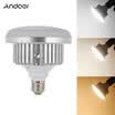 Andoer E27 40W lámpara ahorro de energía del bulbo del LED 5500K 3200K 4000K temperatura de color ajustable estudio foto video luz AC185245V