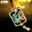 MRONOS Minos car ornaments security crystal metal enamel car rearview mirror car pendant pendant dragons world