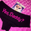 Women Yes Daddy Underpants Seamless Lingerie Briefs Knickers Underwear Panties