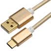 Shanze SAMZHE TP-03J Type-c USB31 turn USB20 cable Apple MacBook music millet 4C mobile phone charging data line 1 m champagne gold