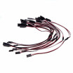 New Remote Control Toys Parts Accessories10Pcs 500mm 50cm Servo Extension Lead Wire Cable for Futaba JR Servo Part Servo Extens