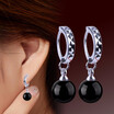 Maxfresh 925 Silver Earrings Pearl ear crane