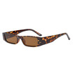 SHAUNA Retro Women Small Square Sunglasses Fashion Men Leopard Frame Blue Lens Shades UV400