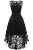 Women Floral Lace Bridesmaid Party Dress Short Prom Dress V Neck Homecoming Dress