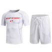 Running Sport Suit Gym T-Shirt Basket-Ball Tracksuit Demix MenS Sportswear