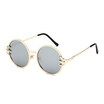 SHAUNA Punk Style Unique Wolf Claw Women Round Sunglasses Retro Men Red Gradient Glasses UV400