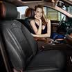 Warehouse cushion Yuma yuma car seat four seasons universal seat cushion Volkswagen sagitar Audi A4L BMW 5 series seat cushion light luxury version - black - M code