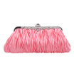 Fawziya Satin Pleated Clutch Purses For Women Evening Clutches For Wedding And Party