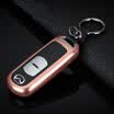 Dijialun Mazda car key bag buckle Artzma 3 Axela Angkor CZ-5 cx4 special key set aluminum alloy protection key shell leather rose gold