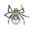 K1 jewelry spider brooch female 925 sterling silver Europe&the United States retro personality creative fashion jacket accessories pin gift
