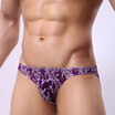 Mens fashion hollow transparent boxer underpant sexy elegant lace short underwear