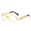 Retro Small Round Sunglasses Men Male Vintage Steampunk Sunglass Women Hip Hop Gold Glasses Luxury Brand Eyewear UV400