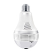 Long Vision 360 degree panoramic light bulb camera HD night vision 3 million wifi wireless intelligent network monitor mobile phone remote home