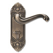 MODERN bronze bedroom bathroom doorknob right opening type