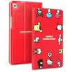 Hello Kitty Huawei M5 Cover 84-inch Tablet Case Cartoon Drop-proof Stand Holster Happy Surround Red