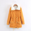 2018 winter new womens large size long parkas cotton-padded coat