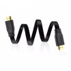 3M Gold Plated Plug Male HDMI Cable 14 Version Flat Line Short 1080p 3D for HDTV XBOX PS3