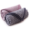 Sanli pure cotton jacquard small broken grid towel gift gift box two loaded