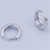 High Quality Silver Color Small Hoop Earrings For Women Vintage Fashion Jewelry White Gold Plated WHEB159