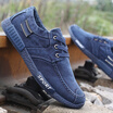 Fashion Men s classic Denim Canvas Sports Slip-On Tie Shoes 39-44 code