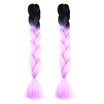 2T 3T Jumbo Braids Hairstyles Hair For Russian Women Colors Synthetic Braiding Hair