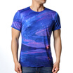 Fashion Mens Short Sleeve Round Neck Pullover 3D Printing T-Shirt