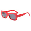 SHAUNA Vintage 8090s Women Square Sunglasses Metal Hinge Fashion Men Thick Frame Shades UV400