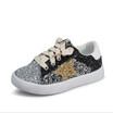 2018 Toddler Baby Shoe Girl Star White Sneaker Boy Sport Shoe Kid Child Causal Trainer Sequin Flat