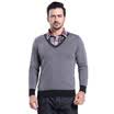 Antarctic Nanjiren N073C50021 thermal underwear mens business casual shirt collar mens plus velvet thickening heat storage single shirt fashion wear mens black XL