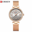 CURREN 9011 Watch Women Casual Fashion Quartz Wristwatches Crystal Design Ladies Gift relogio feminino
