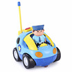 Cartoon Police Racing Car Radio Remote Control Music Electric Toy Kid Children Gift