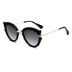 SHAUNA Vintage Women Cat Eye Sunglasses Fashion Ladies Gradient Lens Glasses UV400