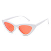 SHAUNA Popular Women Cat Eye Sunglasses Fashion Ladies Red Frame TintedClear Lens Shades UV400