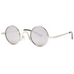 SHAUNA Fashion Women Small Super Round Sunglasses Retro Men Clear Red Lens Glasses UV400