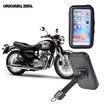 Espejo retrovisor Soporte de soporte de teléfono de la motocicleta para iPhone6 ​​7 8Plus X Soporte de GPS Funda impermeable Soporte Celular Moto