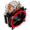 Patriot aigo ice front 400 red light CPU cooler multi-platform support AMD PWM temperature control 12CM double halo Aurora fan 4 heat pipe with silicone grease