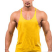 Hot Pure Color Summer Fitness Vest Male Ferret - Cotton Bodybuilding Vest
