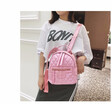 Womens Bag 2018 Summer New Fashion Rhombus Small Shoulder Bag Female Version of Korean Hand Bag Lady Portable Backpack
