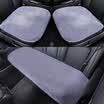 Antarctic people nanjiren car seat cushion winter cashmere cushion imitation wool sofa cushion cushions car car seat cushion imitation wool pad three-piece business gray