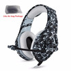 Camouflage PS4 Headset Bass Gaming Headphones Game Earphones Casque with Mic for PC Mobile Phone New Xbox One Tablet